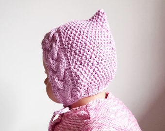 Knitting pattern "Babybonnet / Newborn" PDF Download