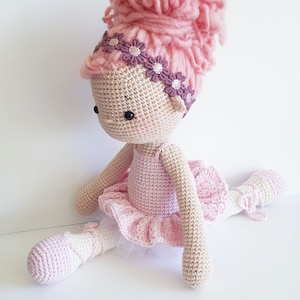 Amigurumi Crochet Doll "Tammy the little Ballerina" PDF Download (German/English/Spanish)