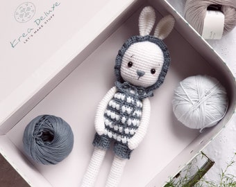 Amigurumi (German/ English) crochet pattern "Bunny Amelie" PDF