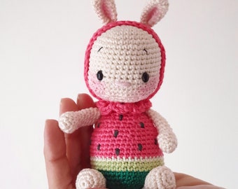 Amigurumi crochet pattern "Melony the Bunny" PDF Down