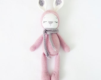 Amigurumi Crochet Pattern "Sleeping Bunny Zoe" (German+English!) PDF