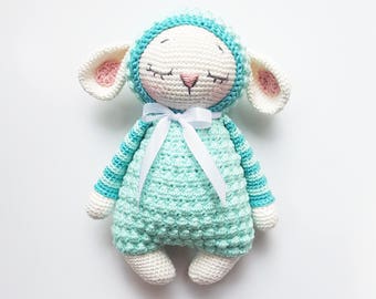 Crochet pattern "Sheep Mara and her Baby" Amigurumi PDF (German/English/Turkish)
