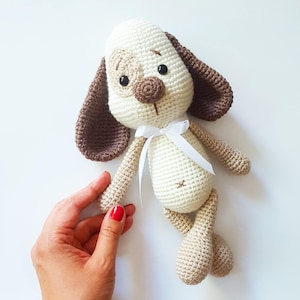 Pattern (English/Spanish) Amigurumi Crochet "Henry the little dog" PDF