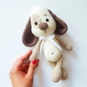 Pattern (English/Spanish) Amigurumi Crochet &quot;Henry the little dog&quot; PDF