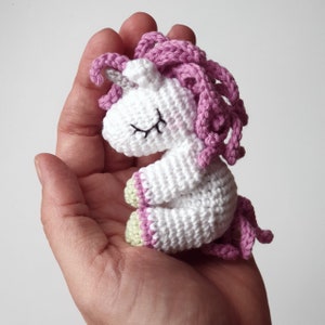Amigurumi crochet pattern Lou the unicorn doll PDF image 5