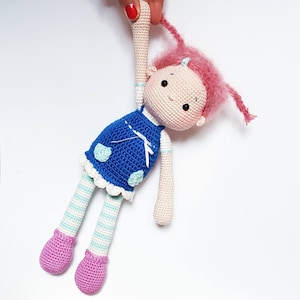 Amigurumi Crochet Doll Pattern "Merle" PDF