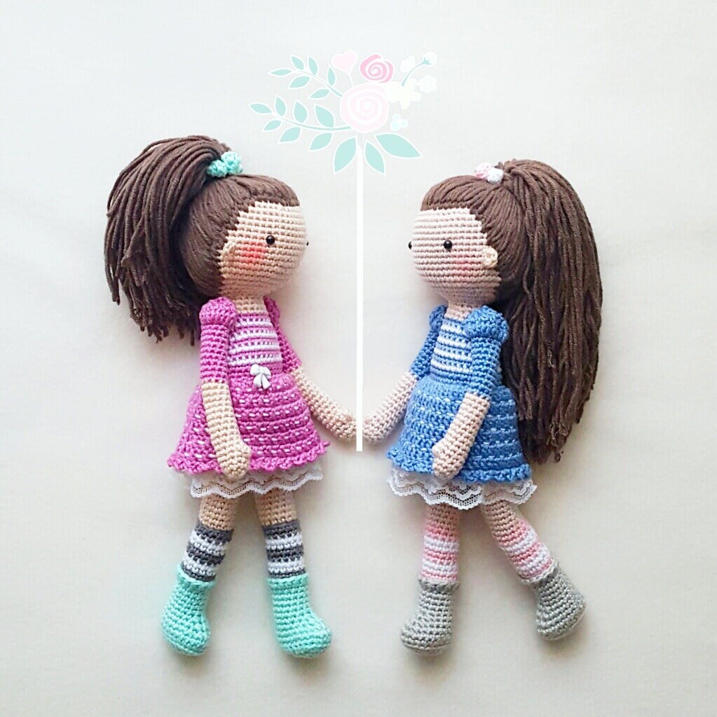 Amigurumi H kel Anleitung Puppe Annabelle German Etsy