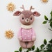 Amigurumi crochet pattern 'Carlotta the fawn' PDF Download (German/English/Spanish)