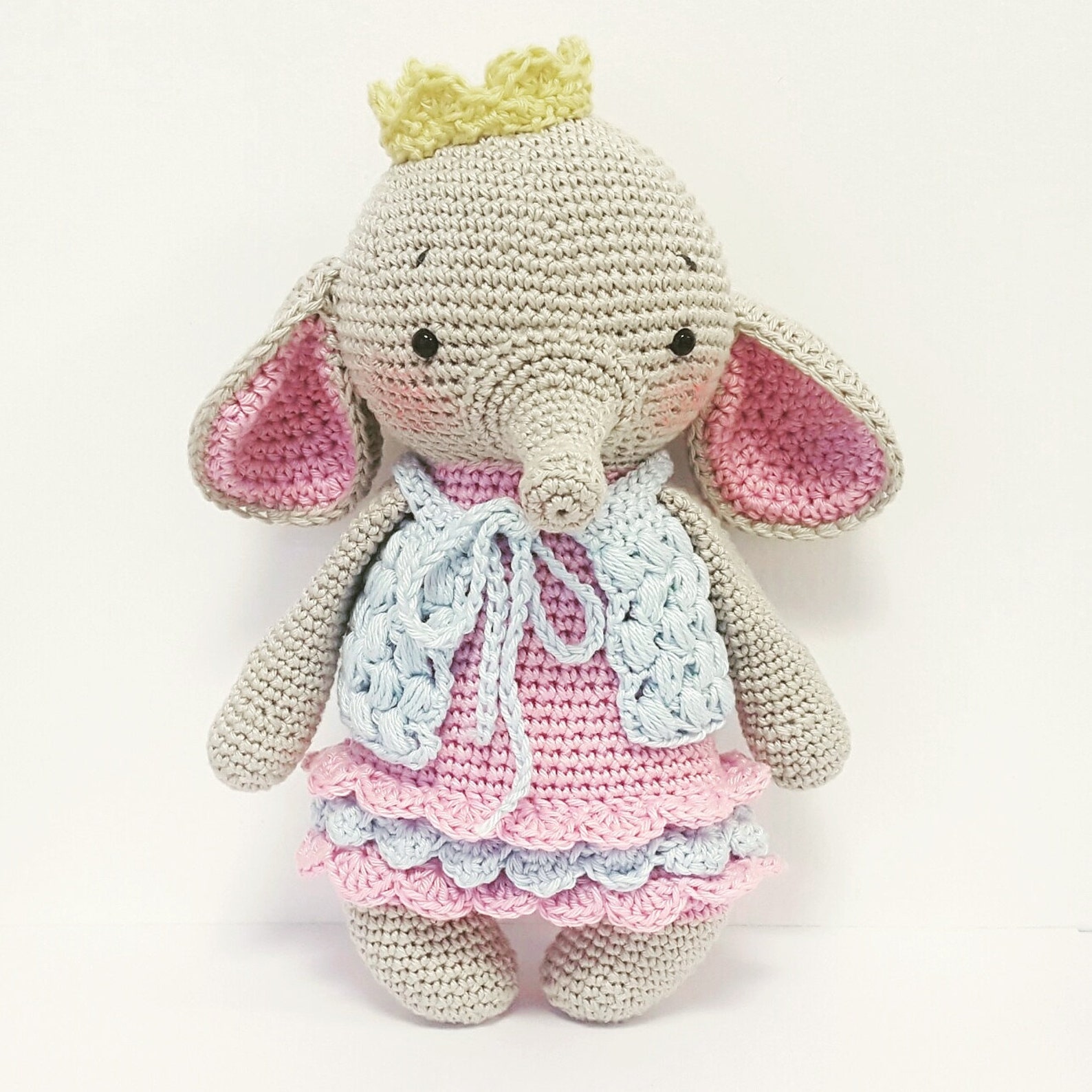 Amigurumi H kel Anleitung Elefant Ava Die Etsy Espa a