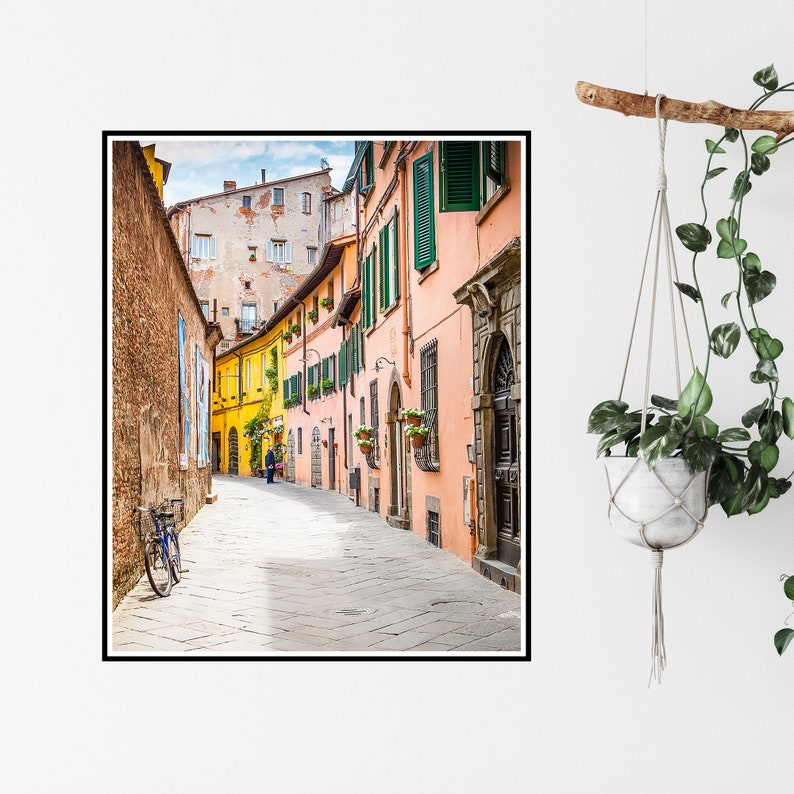 Lucca Italy Photography Tuscany Wall Art Print Italy Etsy