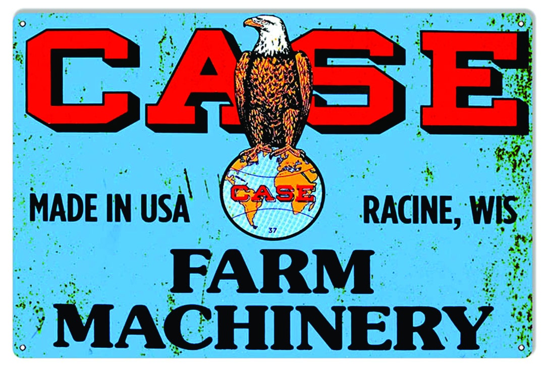 Case Farm Machinery Metal Sign US Made 16 X 24 Vintage Look .040 ...