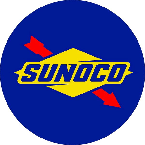 23" Sunoco Metal Sign