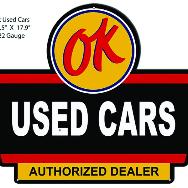 Ok Used Cars Signs Etsy