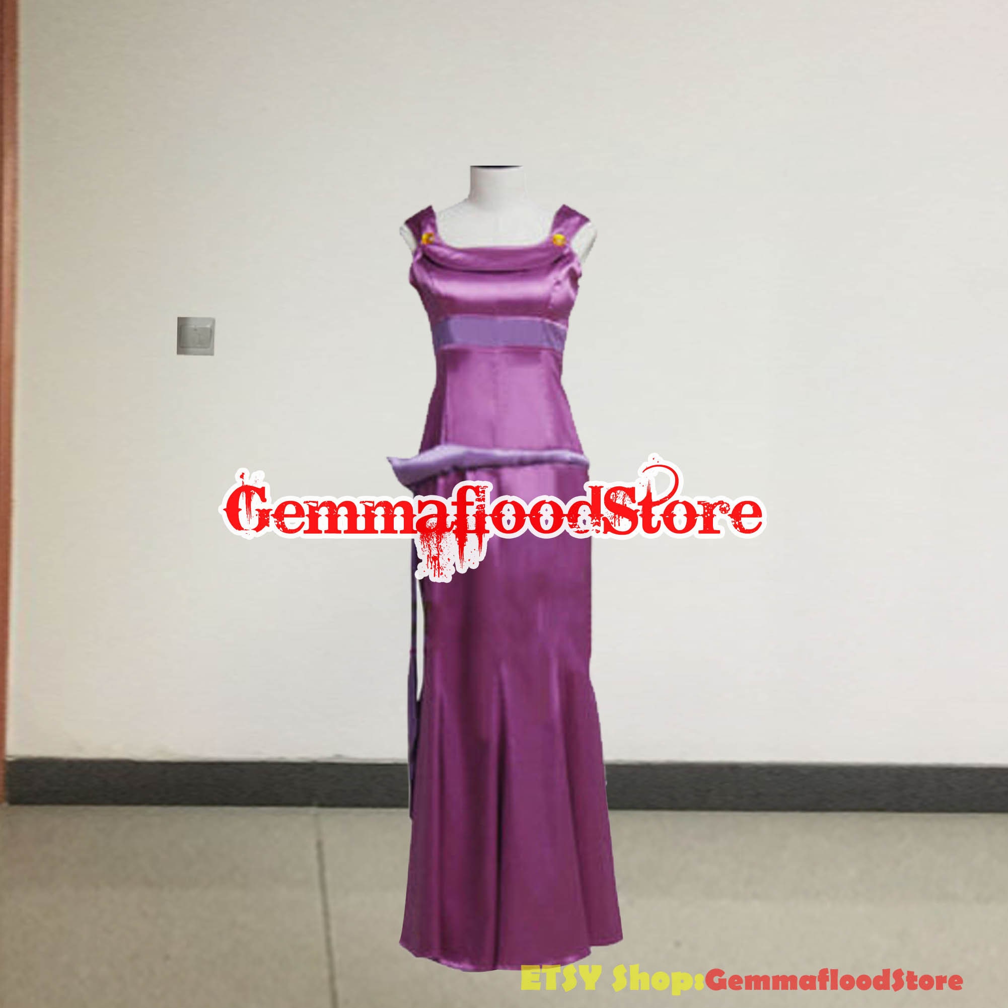 Prinzessin Megara Hercules Meg Kleid Cosplay Kostum Etsy