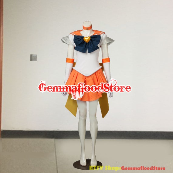 Sailor Venus Cosplay Costume custom made Halloween Sailor Moon Minako Aino 