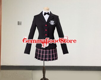 Details about Persona 5 P5R The Royal Yoshizawa Kasumi Cosplay Costume School Uniform Skirt Details about Persona 5 P5R The Royal Yoshizawa Kasumi Cosplay Costume School Uniform Skirt
