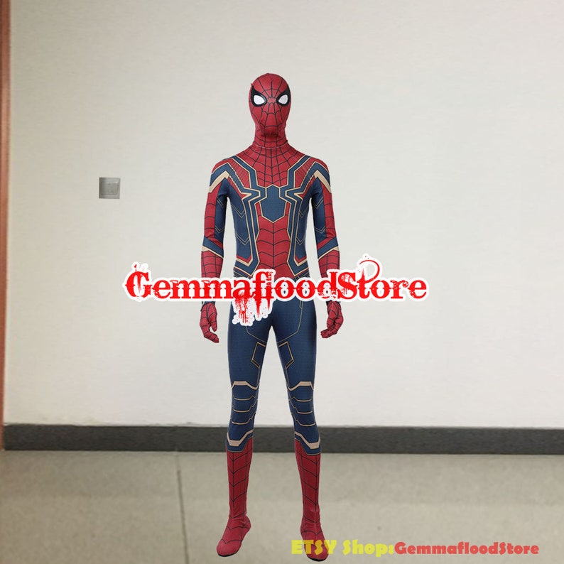 Avengers Infinity War Spider-Man Peter Parker Cosplay Costume