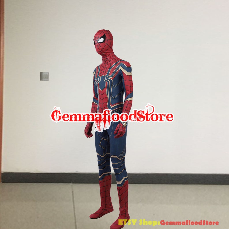 Avengers Infinity War Spider-Man Peter Parker Cosplay Costume
