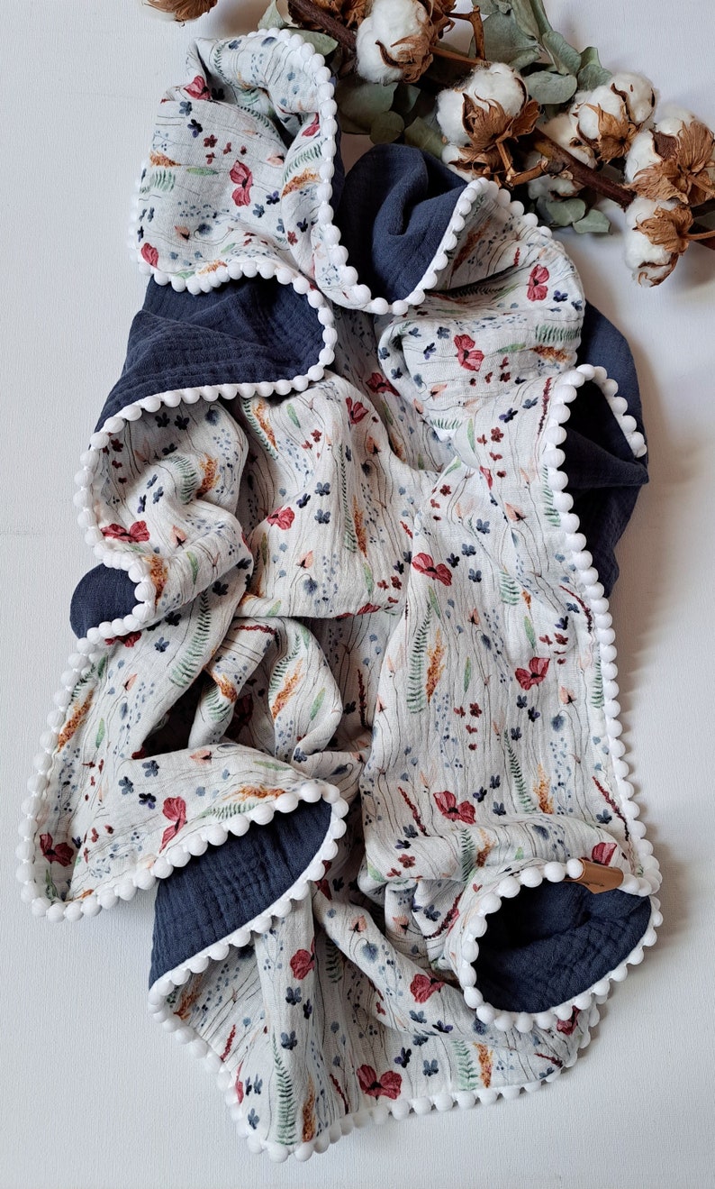 Double Gauze Muslin Blanket Cozy Toddler Blanket Baby Shower Etsy