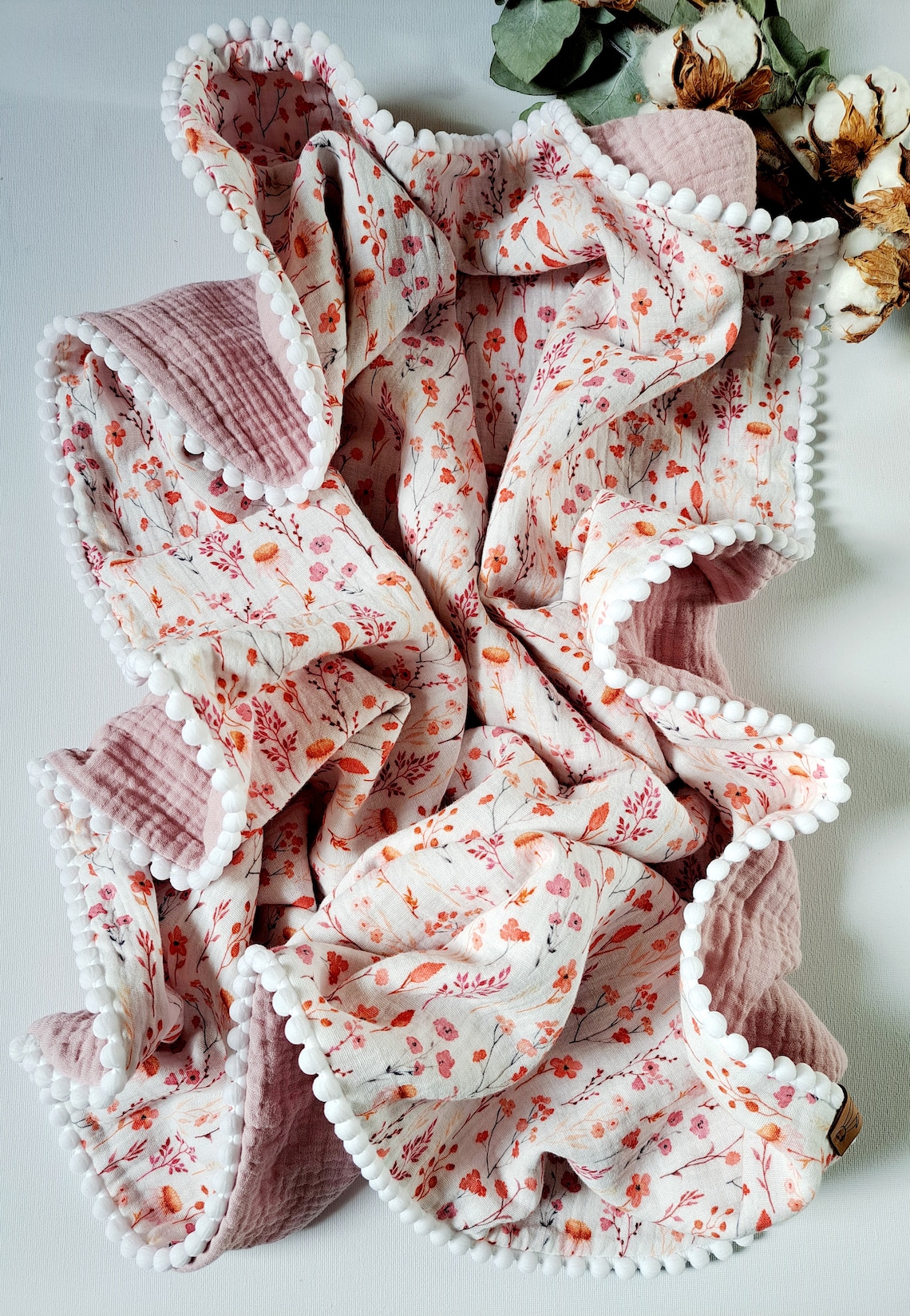 Double Gauze Muslin Blanket Cozy Toddler Blanket Baby Shower Etsy