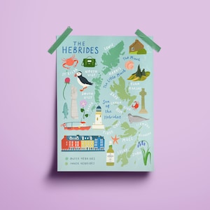 L’estampe de l’archipel des Hébrides