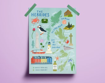 The Hebrides Archipelago print