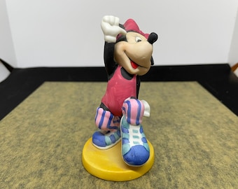Figura de Minnie Mouse en bisque de Corea de Walt Disney Productions vintage