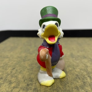 Vintage Walt Disney Japan  Bisque Scrooge Donald Duck Figurine