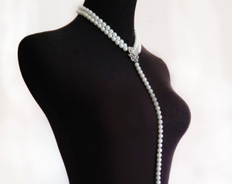 Wedding Shoulder~Body necklace ~Shoulder necklace~Pearls Chain Necklace~Bridal Pearl Necklace