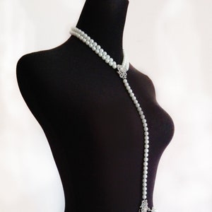 Bruiloft schouder ~ lichaam ketting ~ schouder ketting ~ parels ketting ketting ~ bruids parelketting