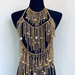 Chunky necklace ~Statement gold necklace~Gold necklace ~Crystal necklace~Collar Necklaces