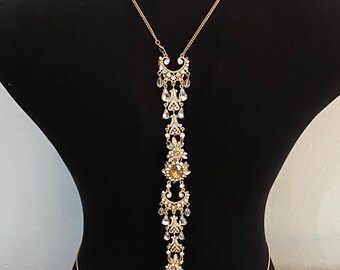 Shoulder Necklace~Shoulder jewelry~Wedding Shoulder~Body necklace ~Gold Chain Necklace~Bridal Accessories
