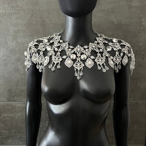 Collier d'épaule de mariée~Collier d'épaule~Collier tendance~Bijoux d'épaule de mariage