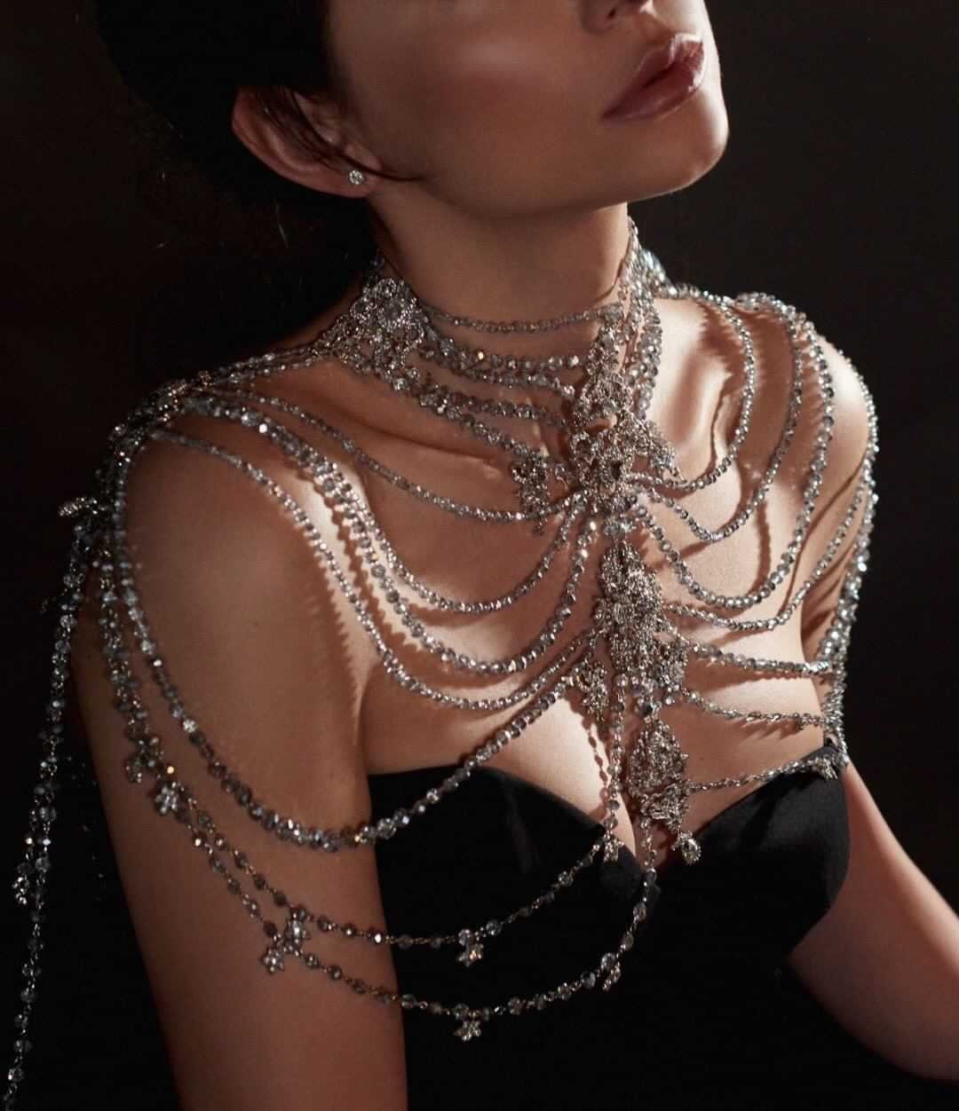 Wedding Necklaces for Strapless Dresses - Etsy Wedding Necklaces for Strapless Dresses - Etsy