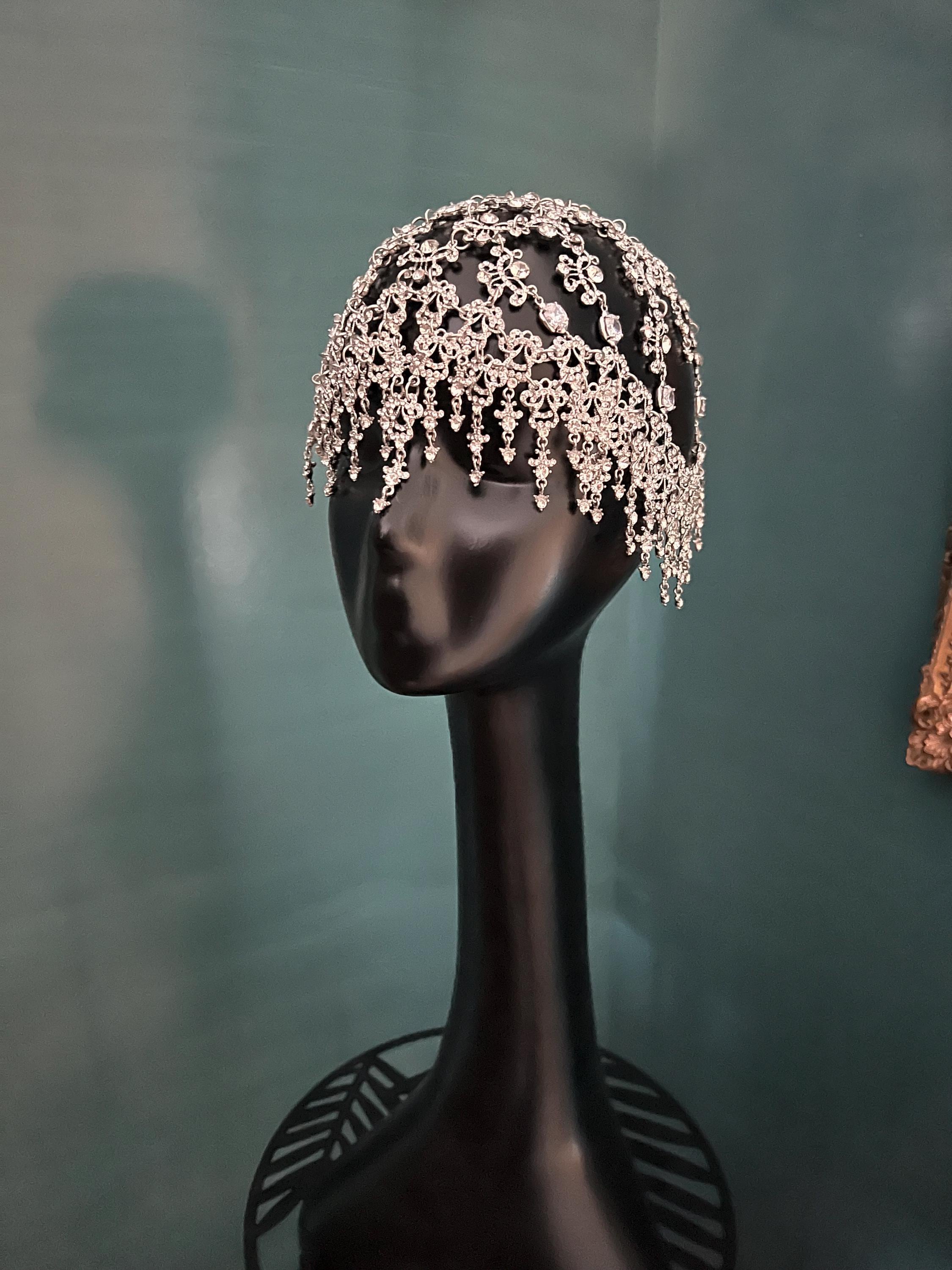 Bridal headpiece~Silver bridal headpiece~Crystal headpiece~Wedding headpiece~Bohemian hair jewelry