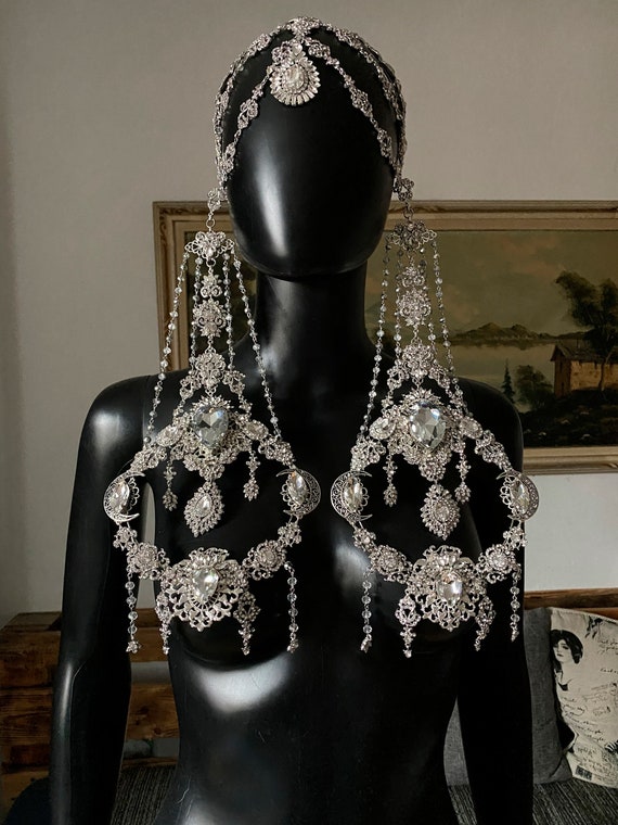 Silver tikka hotsell headpiece
