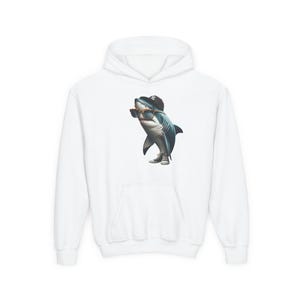 Youth Shark Hoodie, Fun Shark Sweatshirt for Kids, NY Sharks Apparel, Great Gift for Birthday or Holidays, Comfortable Everyday Wear
