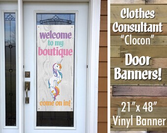 IFR LLR Door Vinyl Banner - White Wood