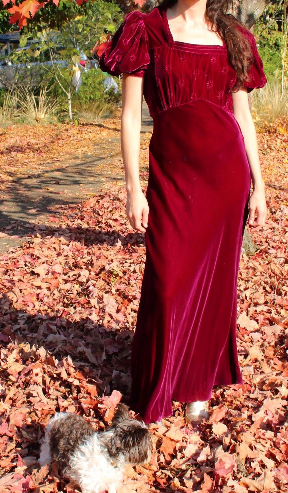 1930s red dress online