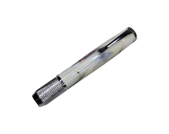 Chalk Holder, Purple Abalone with Chrome Hardware