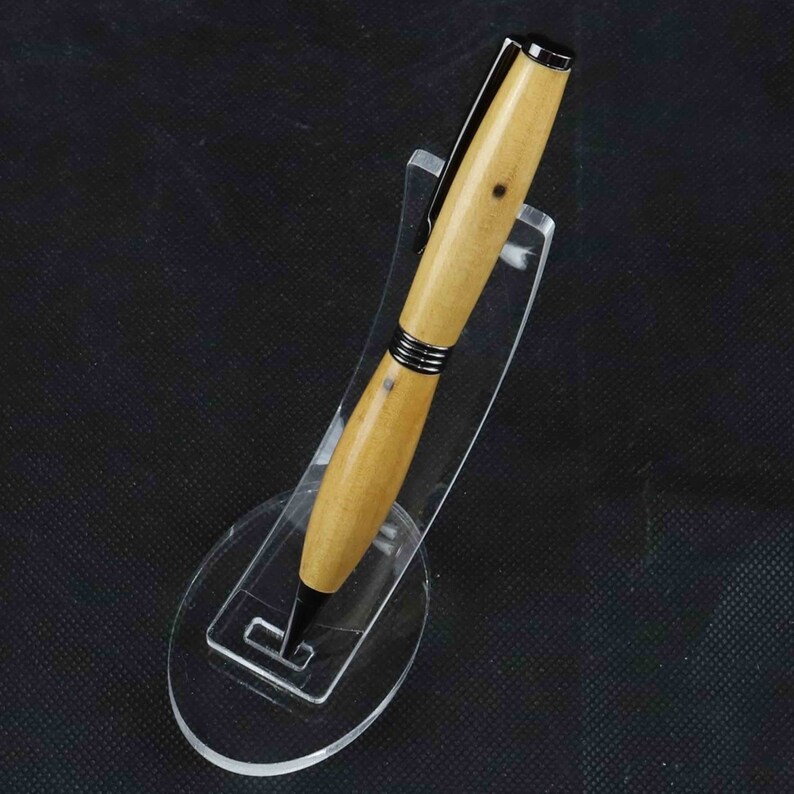 Handcrafted Hophornbeam Wood Ball Point Pen