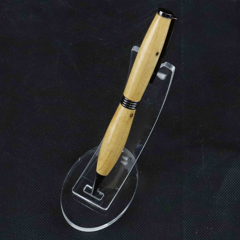 Handcrafted Hophornbeam Wood Ball Point Pen