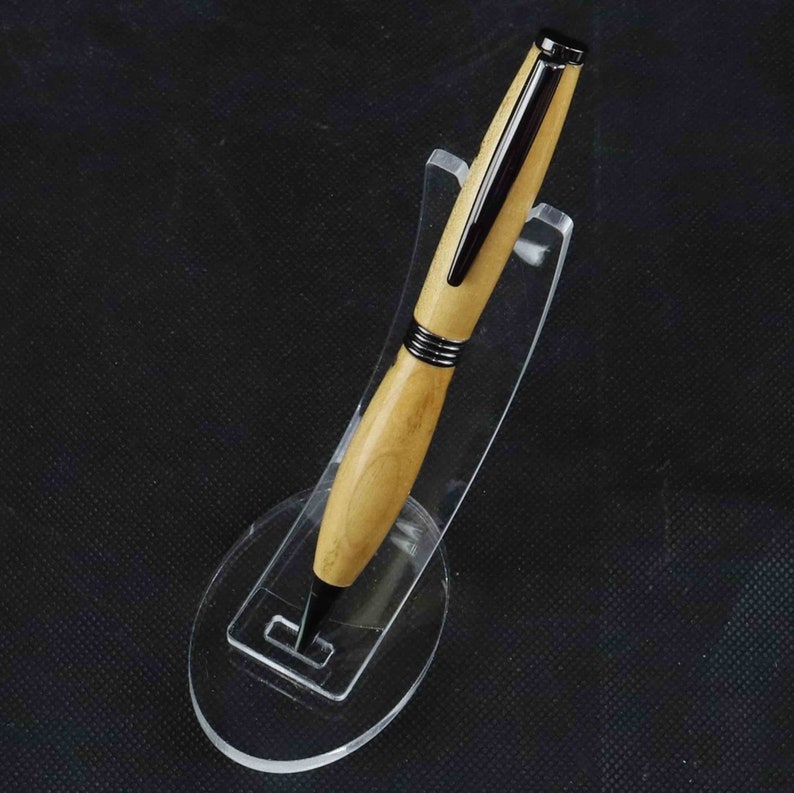 Handcrafted Hophornbeam Wood Ball Point Pen