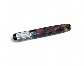 Chalk Holder,  Multicolor with glitter, Chrome Hardware