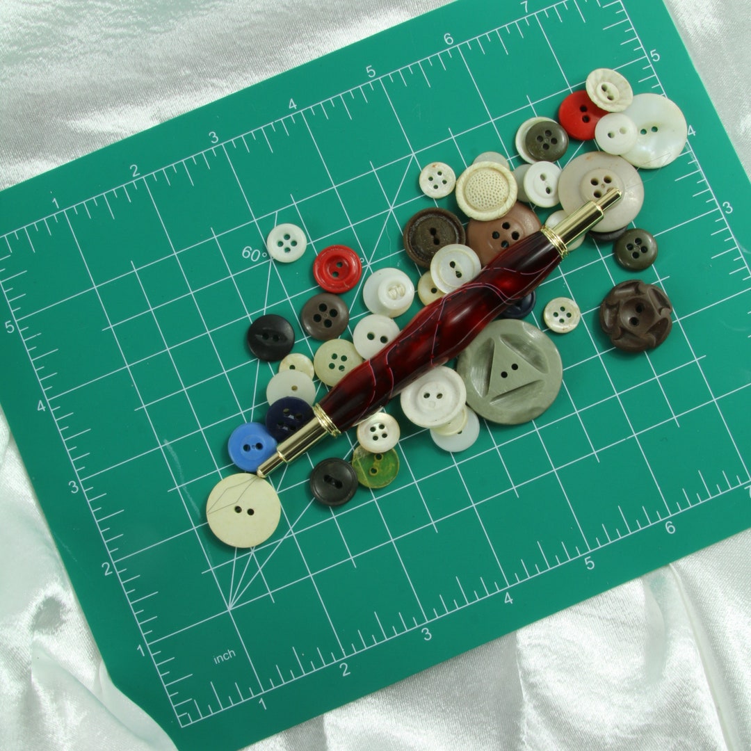 Needle Threader Kit With Wide & Fine Wire Red Acrylic With Etsy