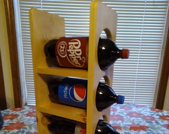 3-2 liter bottle soda rack