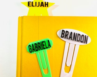 Personalized Bookmark Names