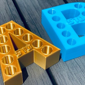 Vape Cartridge and Pen Storage/ 510 Vape Pen Cartridge Organizer Letter Shape