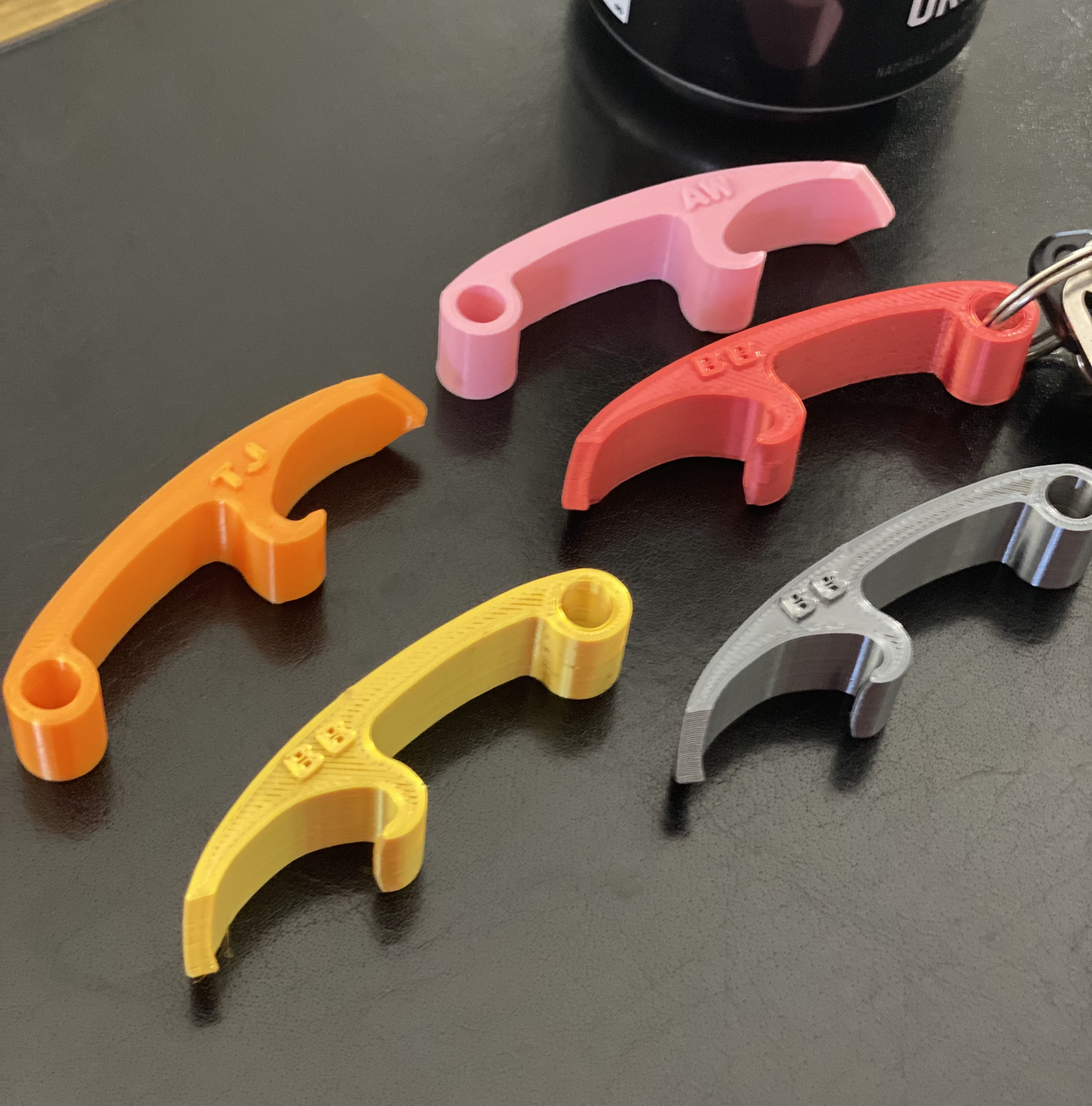 Plastic Beer Shotgun Tool Keychain Opener, Drinking Shotgunning