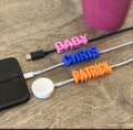 Personalized Charger Name Tag: iPhone & Android Cable Label